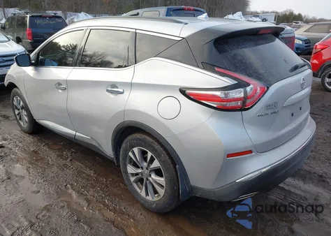 2015 Nissan Murano Sv z USA, uszkodzony, nr VIN 5N1AZ2MH5FN282522